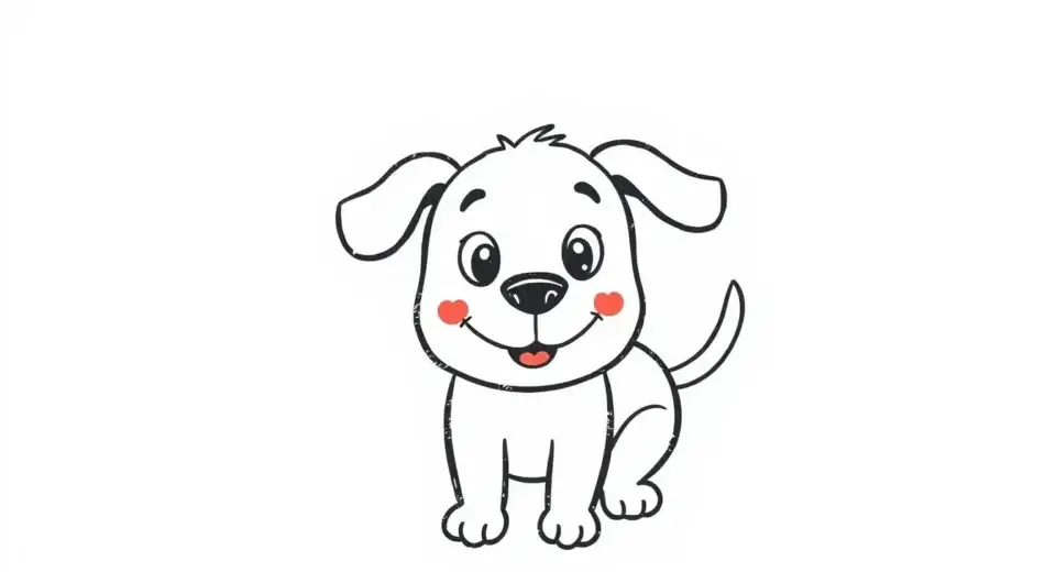 dog drawing