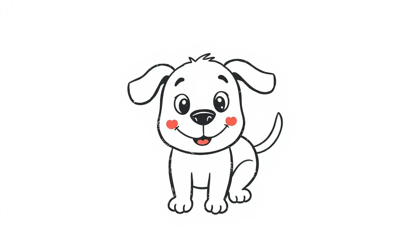 dog drawing