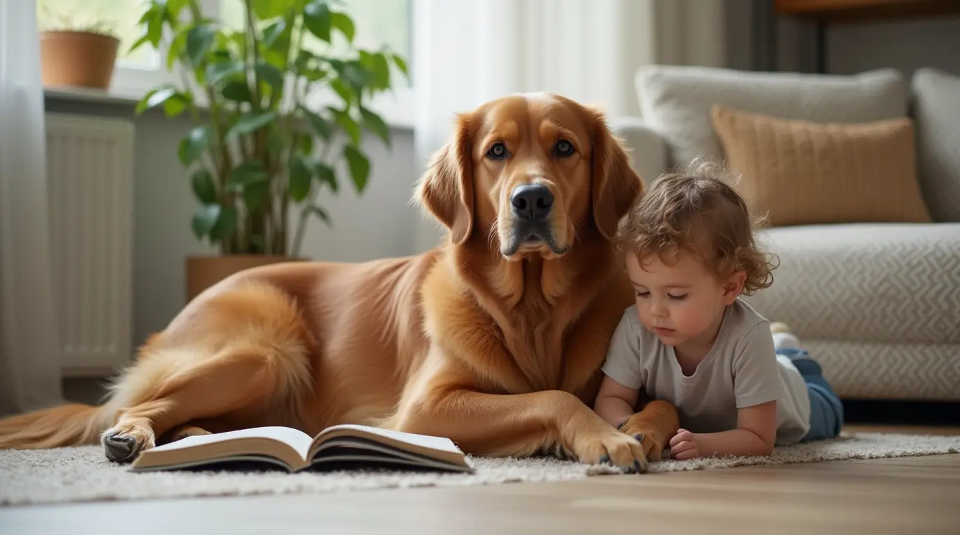 golden retriever family dog temperament
